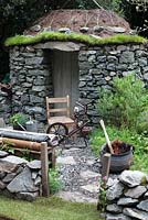 Motor Neurone Disease - a Hebridean Weavers Garden, based around a traditional blackhouse 