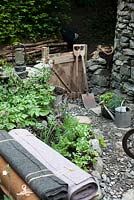 Motor Neurone Disease - a Hebridean Weavers Garden, based around a traditional blackhouse 