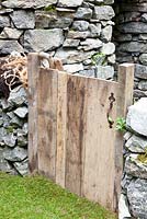Motor Neurone Disease - A Hebridean Weavers Garden - wooden garden gate