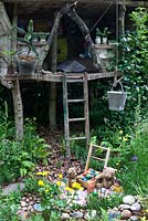 NSPCC Garden of Magical Childhood - tree house and play area 