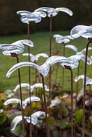 'Swarm' by Matt Durran - Wyndcliffe Court Sculpture Garden, St Arvans, Monmouthshire, UK. May.