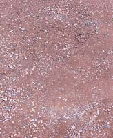 Close up of compacted sclaping used underneath paving 