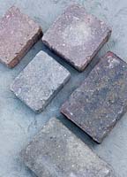 Close up of paving setts