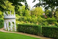The exedra. Painswick Rococo Garden, Gloucestershire 