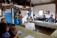 Rachel talks about the practicalities of making your own cutting garden in an old barn on the farm