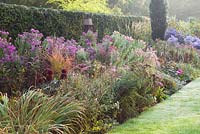 Herbaceous Borders in autumn
