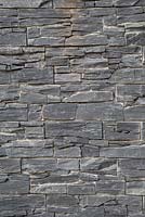 Detail of dry stone slate wall