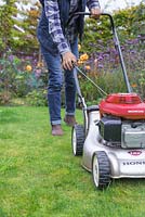 Test that the lawn mower works once the maintenance has been completed
