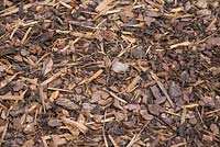 Bark chippings used as ground covering