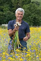 Colin Boswell. The Garlic Farm. Isle of Wight.