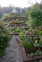 The potager, The Little House, April 