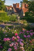 Formal rose garden at Borde Hill