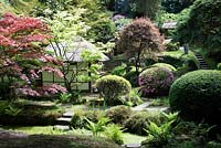The tea house in the Japanese garden, Tatton Park, Cheshire