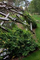 'Le jardin des nuees qui s'attardent' by Wang SHU - 2013 at the PrÃ©s du Goualoup, Garden of the Domaine de Chaumont-sur-Loire