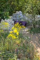 L'Occitane Garden, RHS Chelsea Flower Show 2016. Designer: James Basson. Gold Medal. Provence style garden
