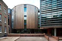 The New Herbarium and Library Wing at the Royal Botanic Gardens Kew. Design by Edward Cullinan Architects