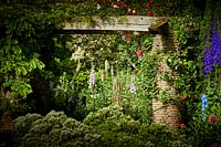 Small pergola between New and Old Cottage Garden. Highgrove, June, 2019.
