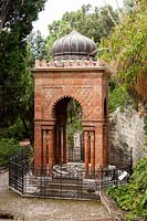 Mausoleum pavilion for Thomas Hanbury. La Mortola: Hanbury Botanic Garden, Ventimiglia, Italy. 