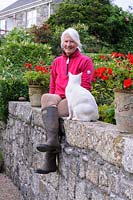 Christine Taylor, owner of Ednovean Farm, Cornwall, UK