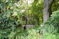 Decorative wooden castle treehouse, Oxfordshire