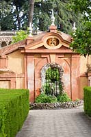 Alcazar Palace Gardens, Seville, Spain. 