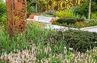 The Sunken Retreat. RHS Malvern Spring Festival, 2016. Design: Ann Walker for Graduate Gardeners 