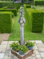 The Scottish Sundial at Old Vicarage Gardens  East Ruston Norfolk