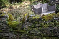 Moss and Lichens covering old stone walls
