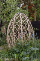 Laminated bamboo structure - The Guangzhou Garden, RHS Chelsea Flower Show 2021