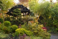 Pagoda in Four Seasons Garden - West Midlands - October