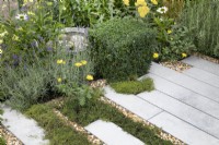 Paving in 'The Power of Flowers is Everything' at BBC Gardener's World Live 2021 - August 