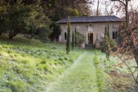 The Cloisters at Iford Manor in January