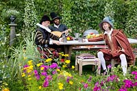Actors at the Hampton Court Flower Show, Shakespeare's Comedies Garden 