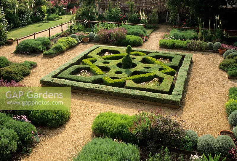 Tudor knot garden - Tudor House, Southampton