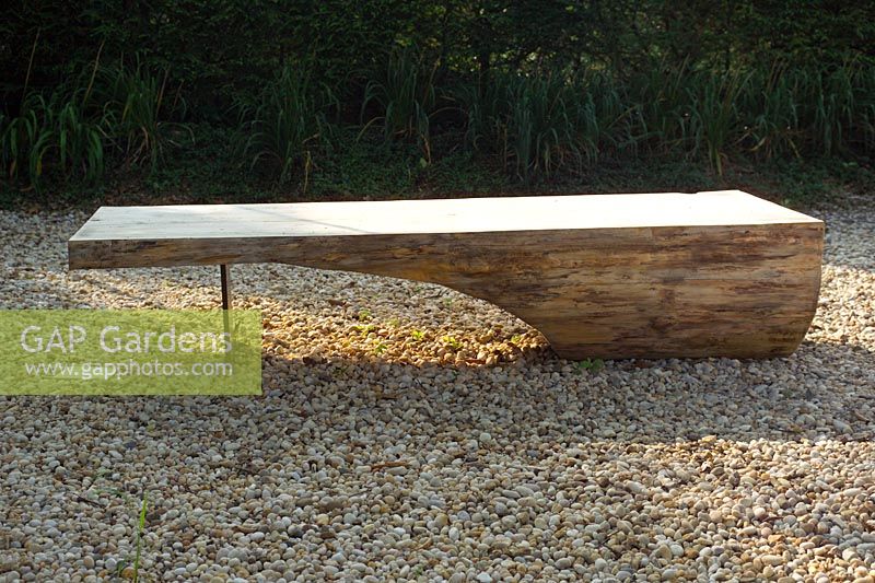 'Void of Course' by John Houshmand (USA) - Bench seat in 'Benchmark' exhibition at Longhouse Reserve, Long Island, New York