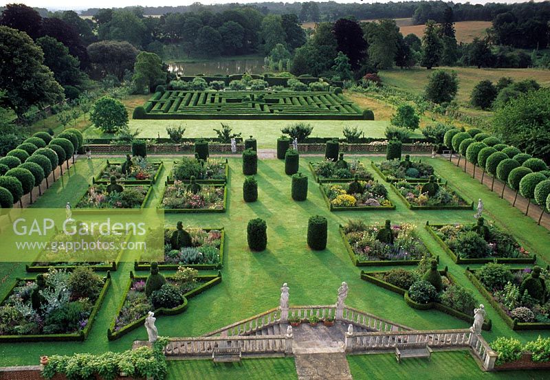 The East Garden parterre - Hatfield House, Hertfordshire 