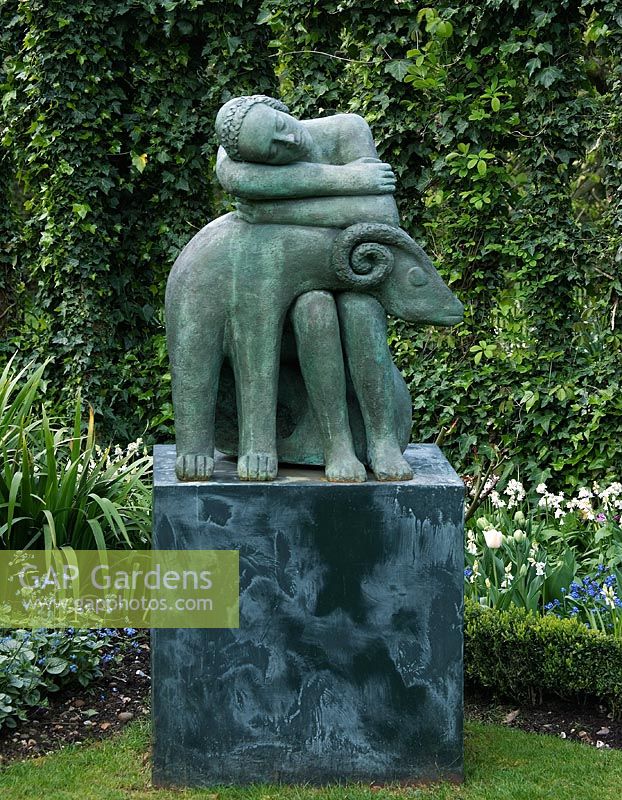 'The Dreamer' by Carol Donaldson at Chenies Manor Gardens, Buckinghamshire