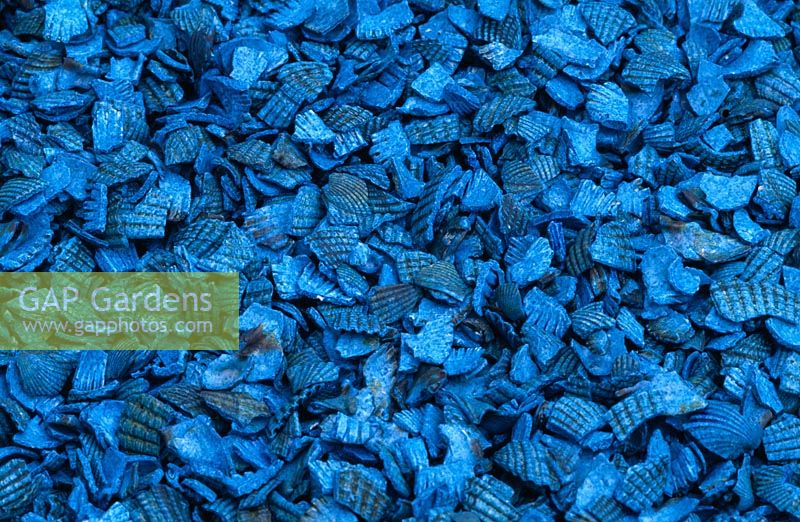 Blue paradeis shell mulch