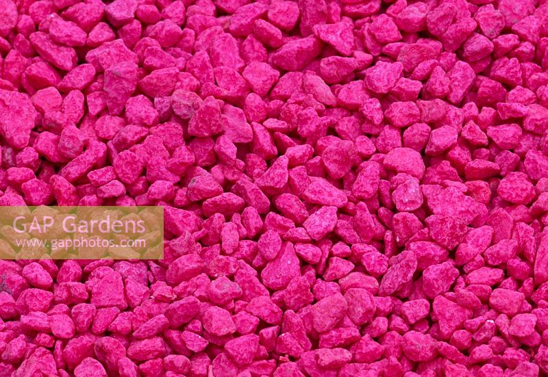 Pink coloureis mulch