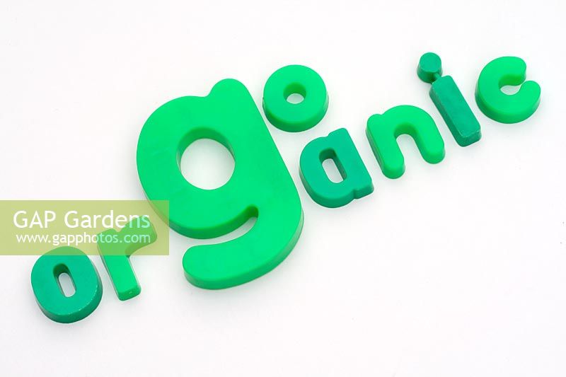 Plastic green magnertic fridge letters