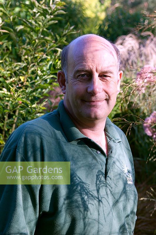 Portrait of Neil Lucas - Owner and Designer of Knoll Gardens, Hampreston, Hampshire 