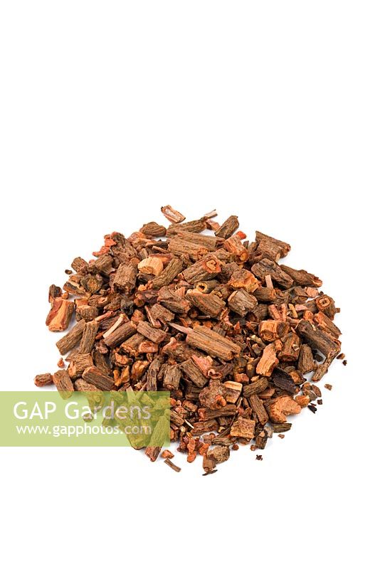 Rubia tinctorum - Madder root. This is used in Herbal medicine for relaxing spasms and for kidney and bladder stones. The roots are a source of natural pigments such as alizarin which is used to make natural dyes.