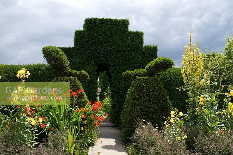 Topiary at Great Dixter, East Sussex