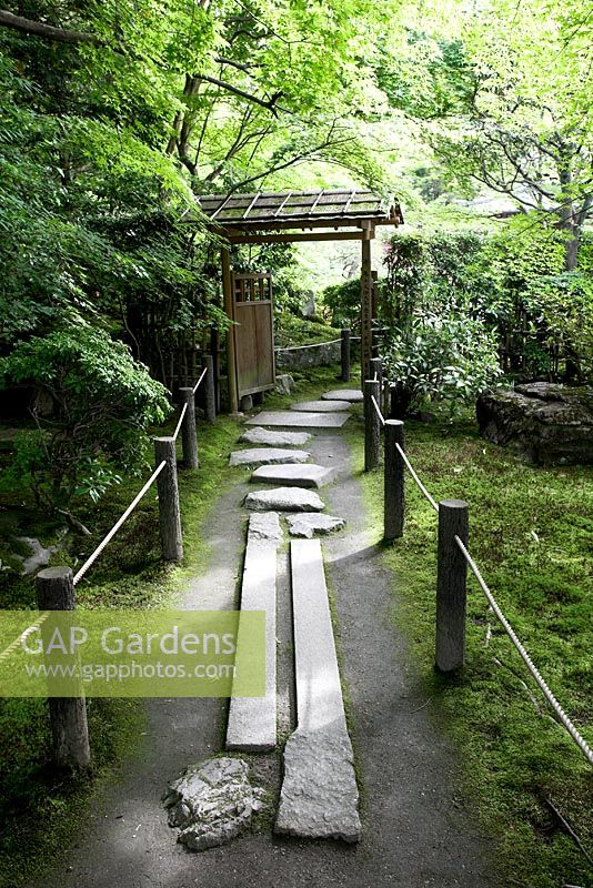 Mismatched stone path, Nanzen-ji, Kyoto, Japan