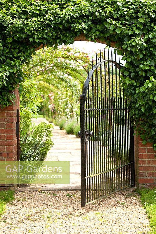 Gate way at Abbots Ripton, Cambridgeshire,UK,2008