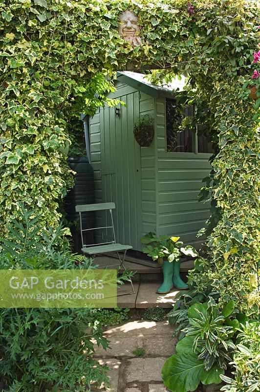 Shed and garden chair