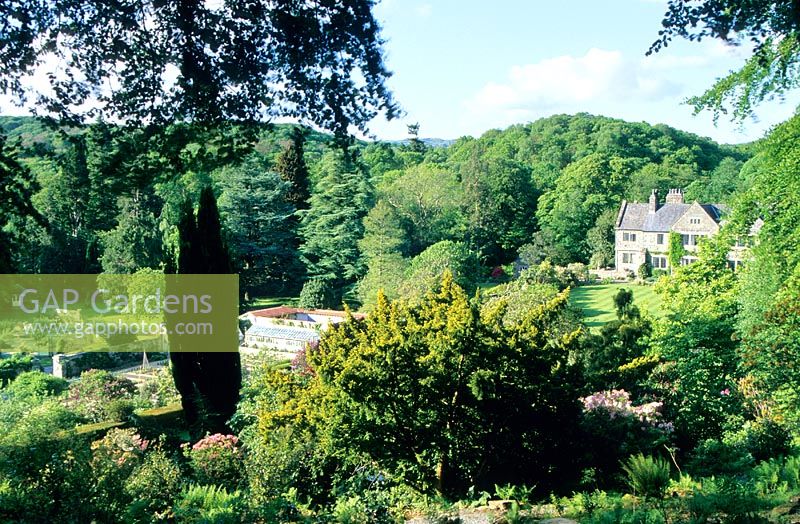 View from the Woodland Garden - Aber Artro Hall, Llanbedr, Gwynedd