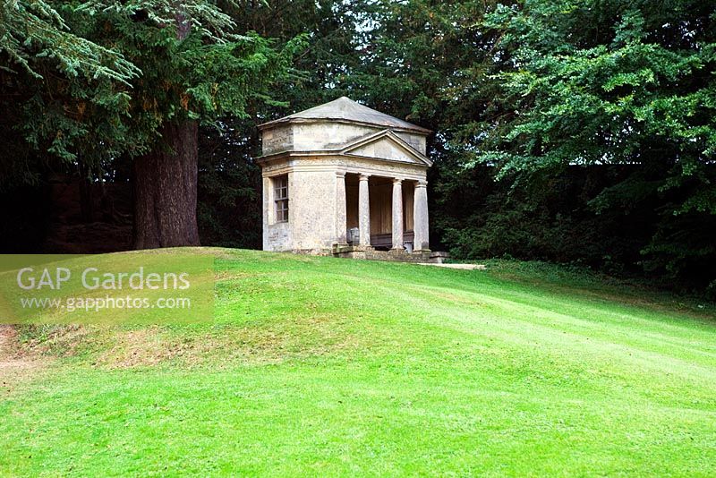 Temple of Echo by Kent and Towsend at Rousham Park House and Garden, Bicester, Oxfordshire, designed by William Kent 1685-1748