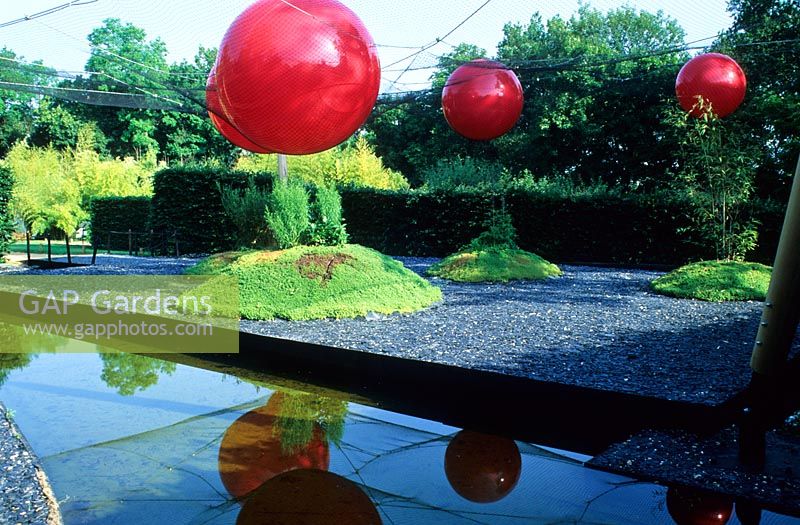 Out of Orbit, designed by Italain designers - International Gardens Festival, Chaumont-sur-Loire, France 2002