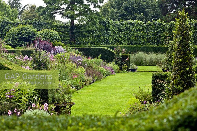 Gardens at Gresgarth Hall, Lancashire - designed by Arabella Lennox Boyd. UK